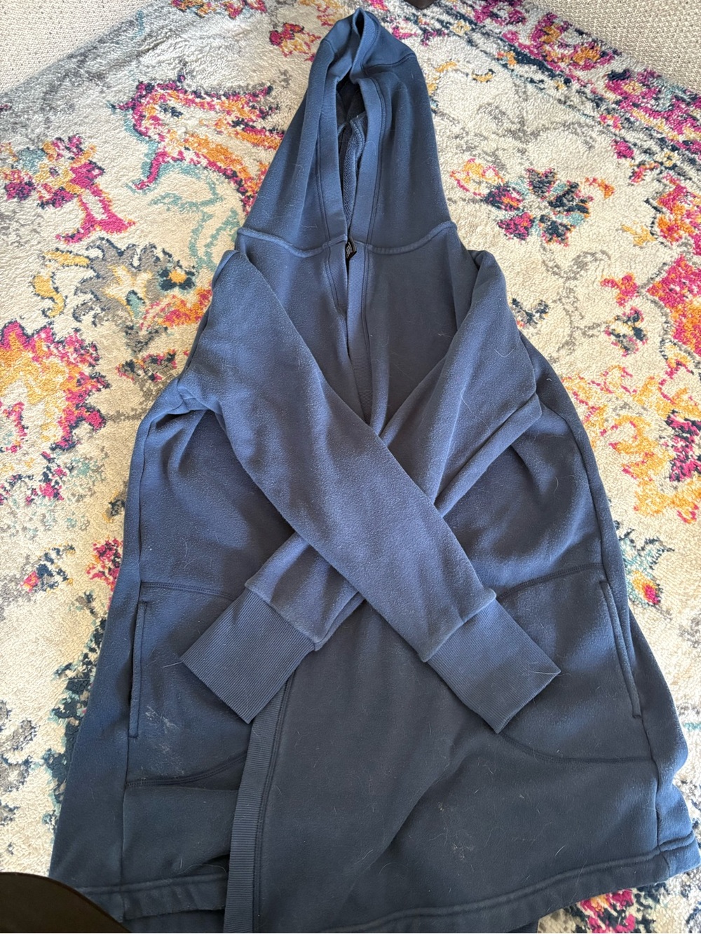Active Life Women's Navy Hooded Cardigan